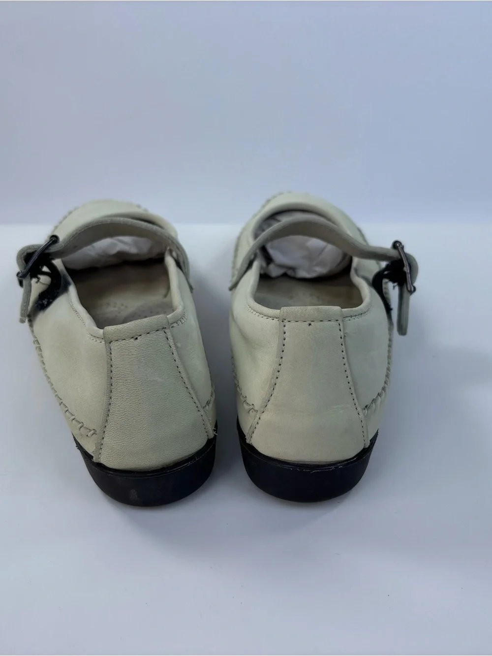 Dexter Cream women’s Mary Jane Shoes with Buckle